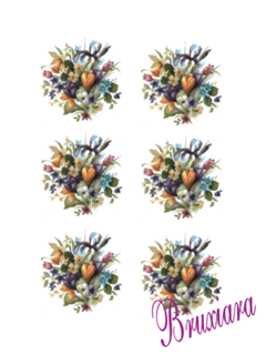 90063 Bouquet de Flores - Bruxiara Porcelanas