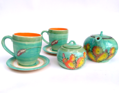 Juego de té "Línea CACTUS" - Ceramicas Huasimanta