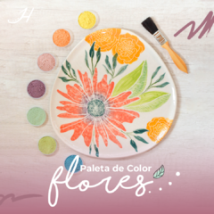COMBO workshop virtual "Flores" + Materiales - Ceramicas Huasimanta