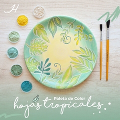 Paleta de color HOJAS TROPICALES (6 Colores)