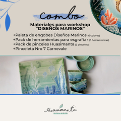 COMBO. Materiales para el workshop "DISEÑOS MARINOS"