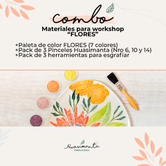 COMBO Materiales para workshop "FLORES"
