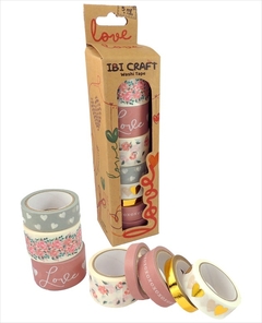 WASHI TAPE DISPLAY 8 ROLLOS de 5mts "LOVE" en internet