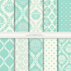 VN - DAMASK LIGHT BLUE