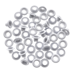 OJALIILLOS ALUMINIO (EYELET) 50 Pcs BLANCO - comprar online