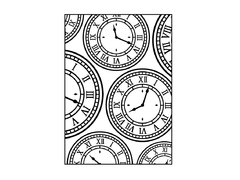 Embossing Folder 13 X 18 cm. - RELOJES VINTAGE