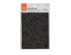 Embossing Folder 13 X 18 cm. - RELOJES VINTAGE 2 - comprar online