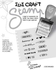 STAMP SET LOVE (SELLO + ALMOHADILLA) - comprar online