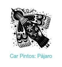 Sello Car Pintos Pájaro GR en internet