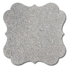 Cartulina Glitter 25x35 cm. -PLATA