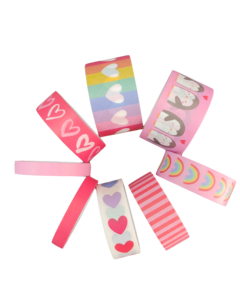 WASHI TAPE BOX 8 ROLLOS de 5mts "HAPPY" - comprar online