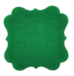 Papel Terciopelo 45 x 32 cm. -Verde