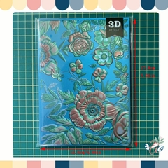 Carpeta de Relieve 3D Flores 13x18 cm. - comprar online