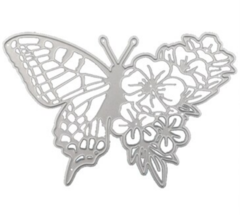 Troquel Big Mariposa Flores 12 x 8,5 cm. - comprar online