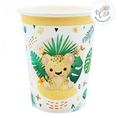 VASO DE POLIPAPEL ANIMALITOS SALVAJES 266 cc x 6 u