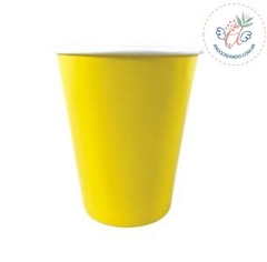 VASO DE POLIPAPEL AMARILLO 266 cc x 6 u