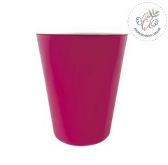 VASO DE POLIPAPEL FUCSIA 266 cc x 6 u