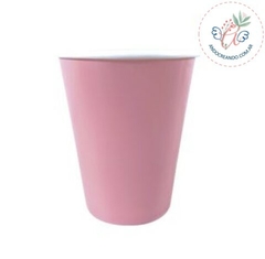 VASO DE POLIPAPEL ROSA 266 cc x 6 u