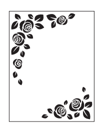 Embossing Folder 11 X 15 cm. - ROSAS