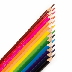 Lápiz Escolar x 12 colores largos - comprar online