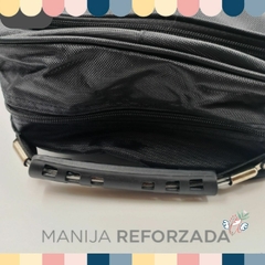 Mochila Negra para Notebook Reforzada Múltiples Bolsillos - Ando Creando - Tienda & Taller