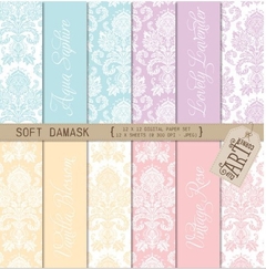 CAC - Paper Damask Soft Floral