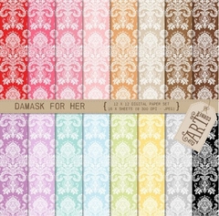 CAC - Paper For Her Damask