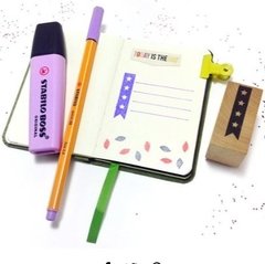 Sello Bullet Journal Banderín Estrellas - MD - comprar online