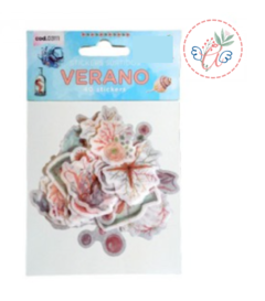 STICKERS SURTIDOS VERANO x 40 u - Ando Creando - Tienda & Taller