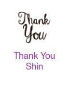 Sello Thank You Shin CH en internet