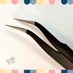 Pinza Tweezer Aluminio Punta Fina