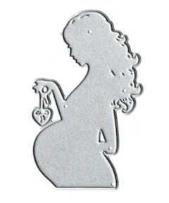 Troquel Embarazada 5 x 8 cm. - comprar online