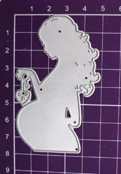 Troquel Embarazada 5 x 8 cm.