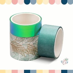 Washi Tape Enjoy Color Botanic x 6 diseños - comprar online