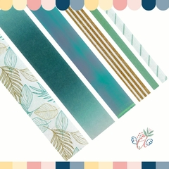 Washi Tape Enjoy Color Botanic x 6 diseños en internet