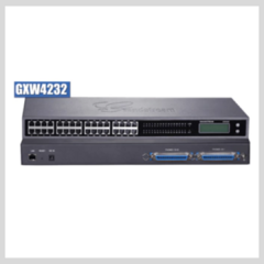 Gateway VoIP Grandstream GXW4232 com 32 portas FXS e porta Gigabit para telefonia IP