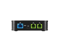 ATA Grandstream HT802 com 2 portas FXS e provisionamento automático para VoIP na internet