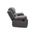 Sillon Reclinable 1 Cuerpo Beverly Negro/Marrón/Gris en internet