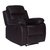 Imagen de Sillon Reclinable 1 Cuerpo Beverly Negro/Marrón/Gris