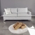 Sofa 2,5 Cuerpos Bruna C/Patas De Metal 180Cm - comprar online