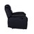 Sillon Reclinable 1 Cuerpo Beverly Negro/Marrón/Gris - comprar online