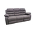 Sillón Reclinable 3 Cuerpos Beverly Negro/Marrón/Gris - tienda online