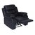 Sillon Reclinable 1 Cuerpo Beverly Negro/Marrón/Gris - Corfam - Sabemos de muebles