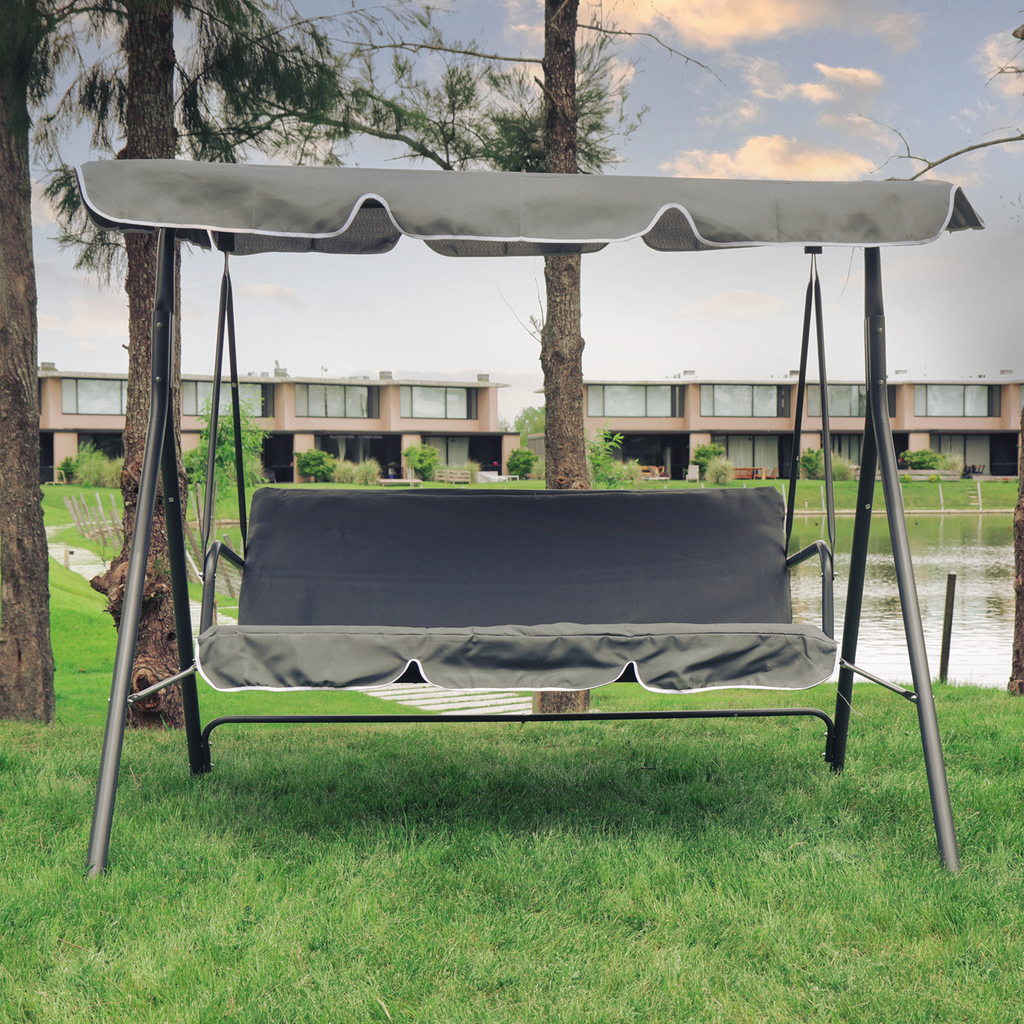 Columpio con techo para jardin sales
