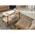 Mesa Ratona 2 Estantes Industrial Acacia 80Cm - Corfam - Sabemos de muebles