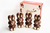 Conejitos bicolor rellenos con confites x 4 u. - comprar online