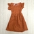 Vestido ROMA broderie marron