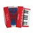 Acordeon Infantil Sanfona Turbinho 8 Baixo Vermelho 104-RD - SF0009