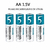 4 Pilhas Recarregáveis Daweikala 1.5V AA 9800 mA - AC2697K4 - comprar online