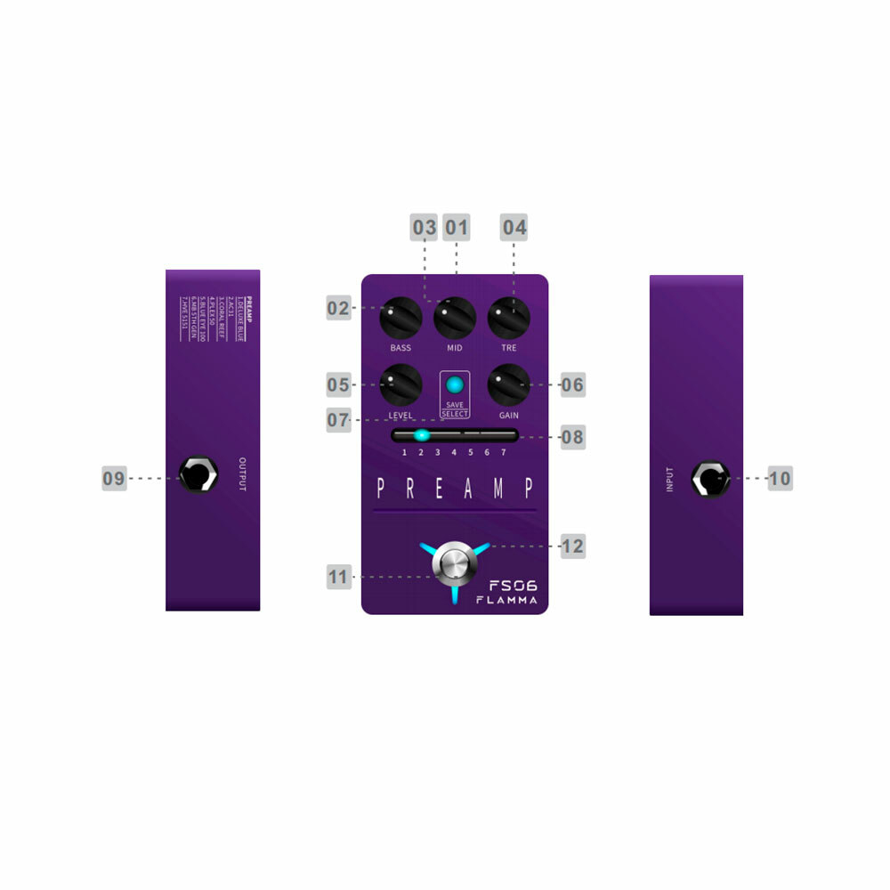 Pedal Flamma FS03 Digital Delay - PD1160